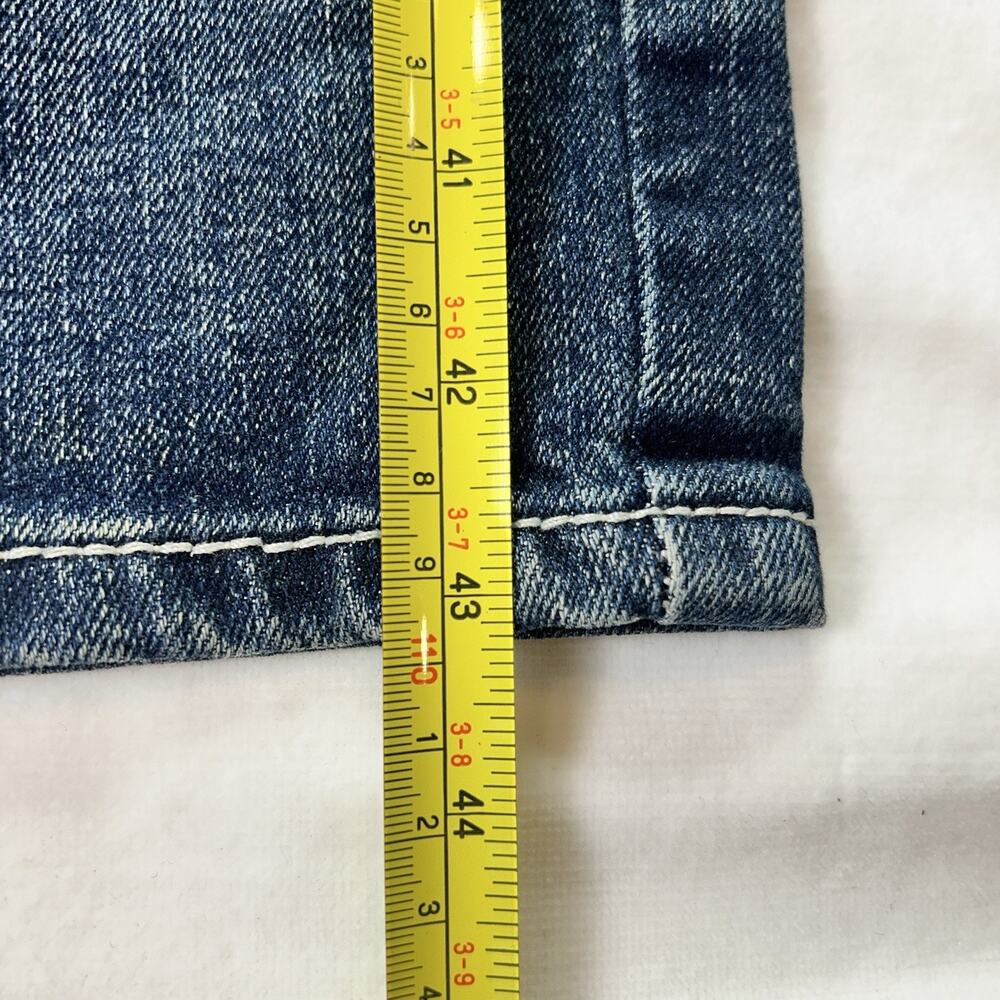 Ariat Men's M5 Blue Jeans 29x34 Straight Leg Fit Thick Stitch Blue Fade Denim 03 - Picture 7 of 7